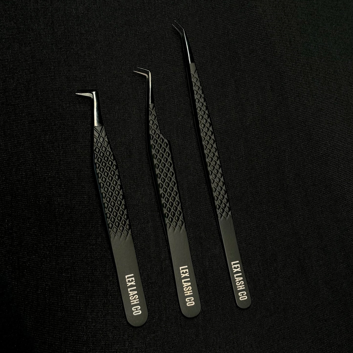 Matte black tweezer